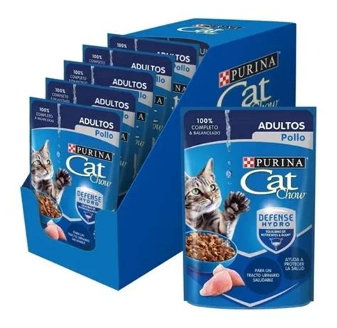 CAT CHOW ADULTOS POLLO 15 x 85 G