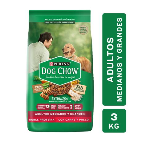 DOG CHOW CACHORRO Mordida Med. Grande x 3 KG