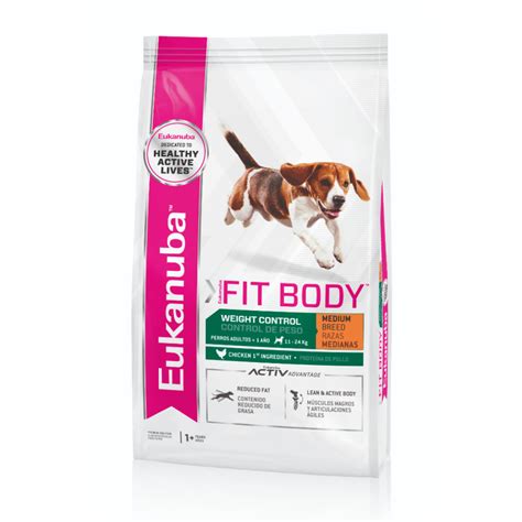 EUKANUBA Fit Body Medium x 15 KG