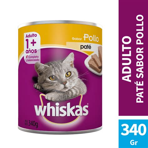 WHISKAS Lata Pollo x 340 G