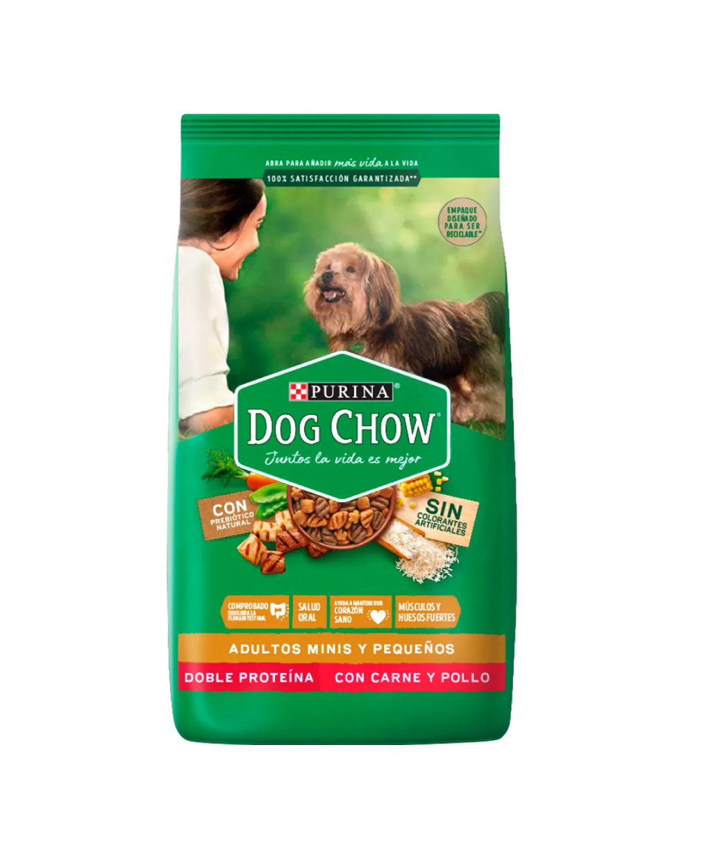 DOG CHOW ADULTO Mordida Pequeña x 3 KG