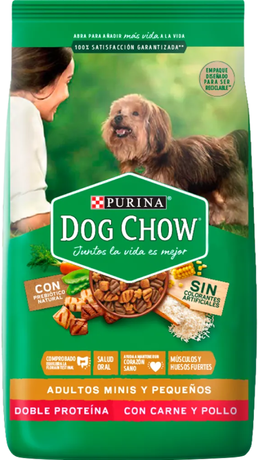 DOG CHOW ADULTO Mordida Pequeña x 8 KG